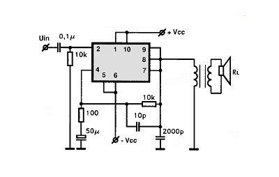 NE540L  circuito eletronico